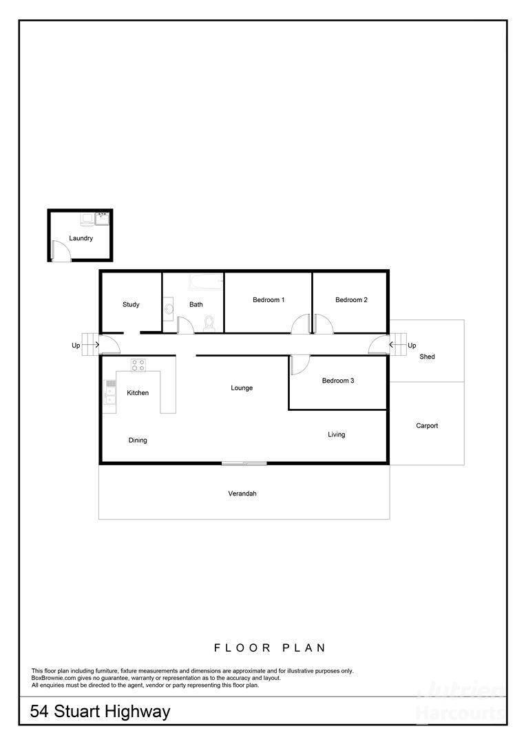 54 Stuart Highway, Tennant Creek For Sale by Farmbuy.com - floorplan 1