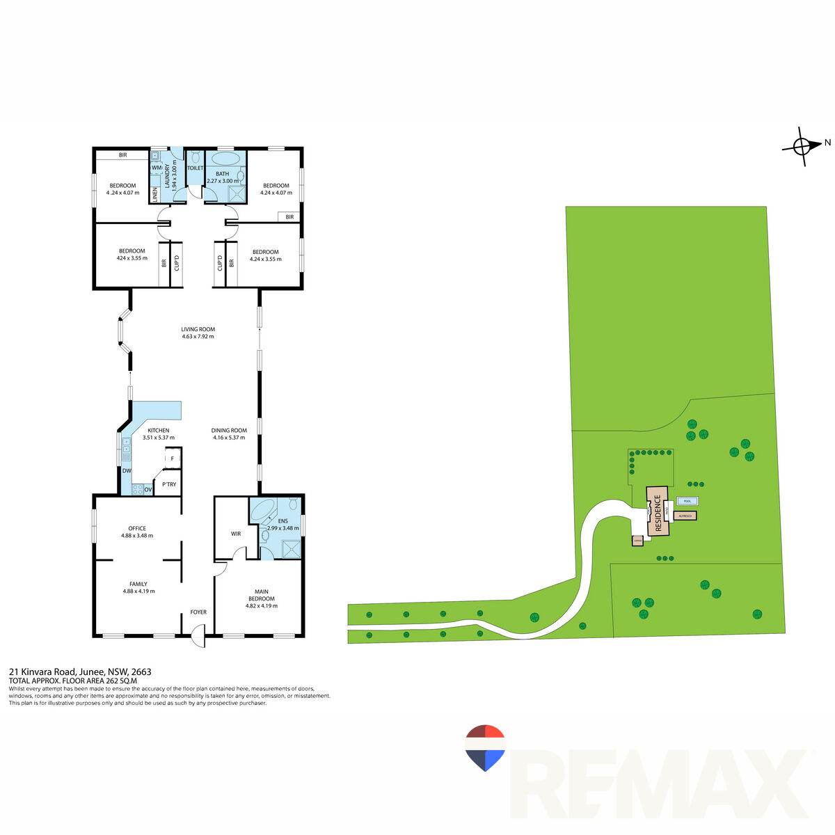 21 Kinvara Drive, Junee For Sale by Farmbuy.com - floorplan 1