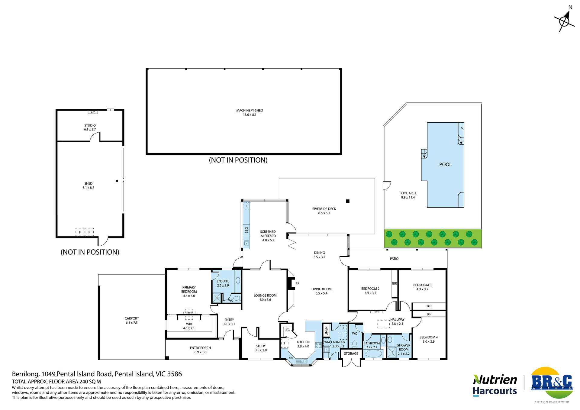 1049 Pental Island Road, Pental Island For Sale by Farmbuy.com - floorplan 1