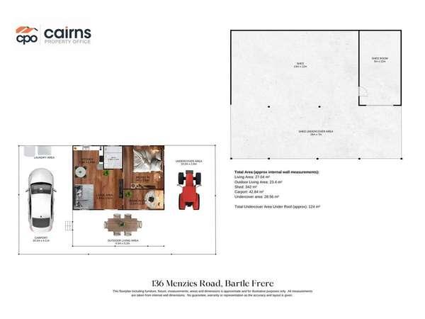136 Menzies Road, Bartle Frere Sold by Farmbuy.com - floorplan 1