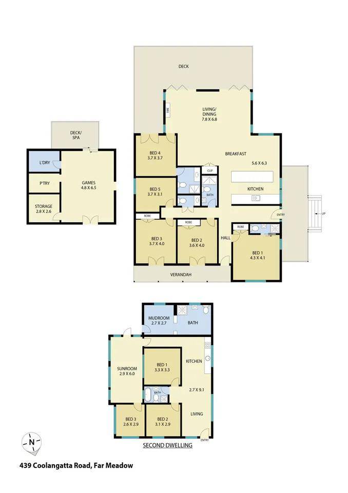 439 Coolangatta Road, Far Meadow For Sale by Farmbuy.com - floorplan 1