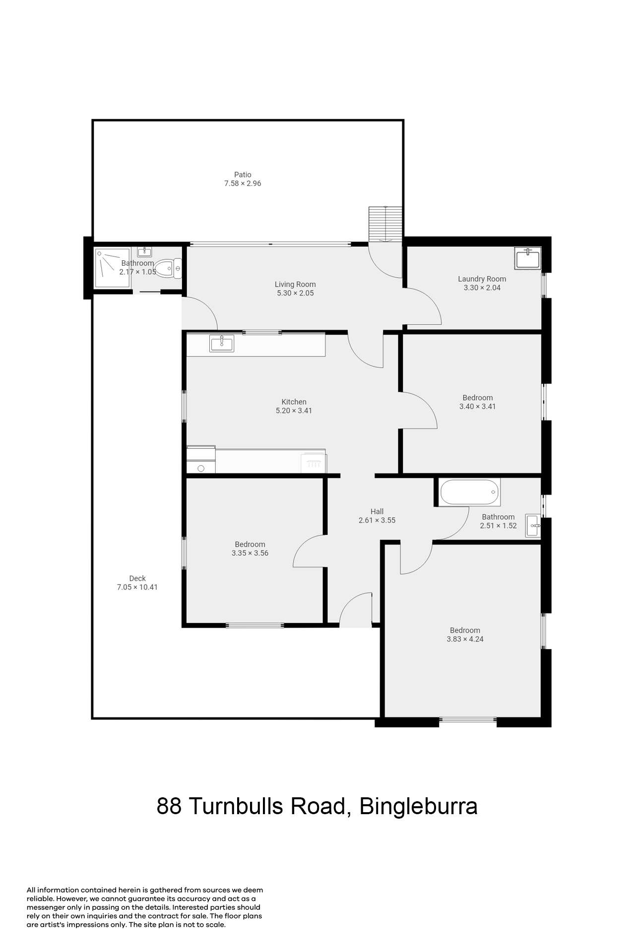 88 Turnbulls Road, East Gresford For Sale by Farmbuy.com - floorplan 1