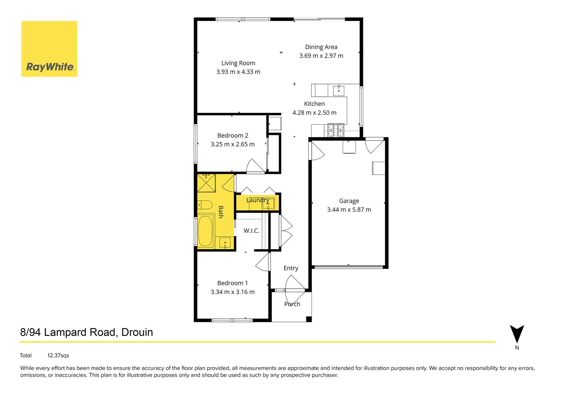 8/94 Lampard Road, Drouin Sold by Farmbuy.com - floorplan 1