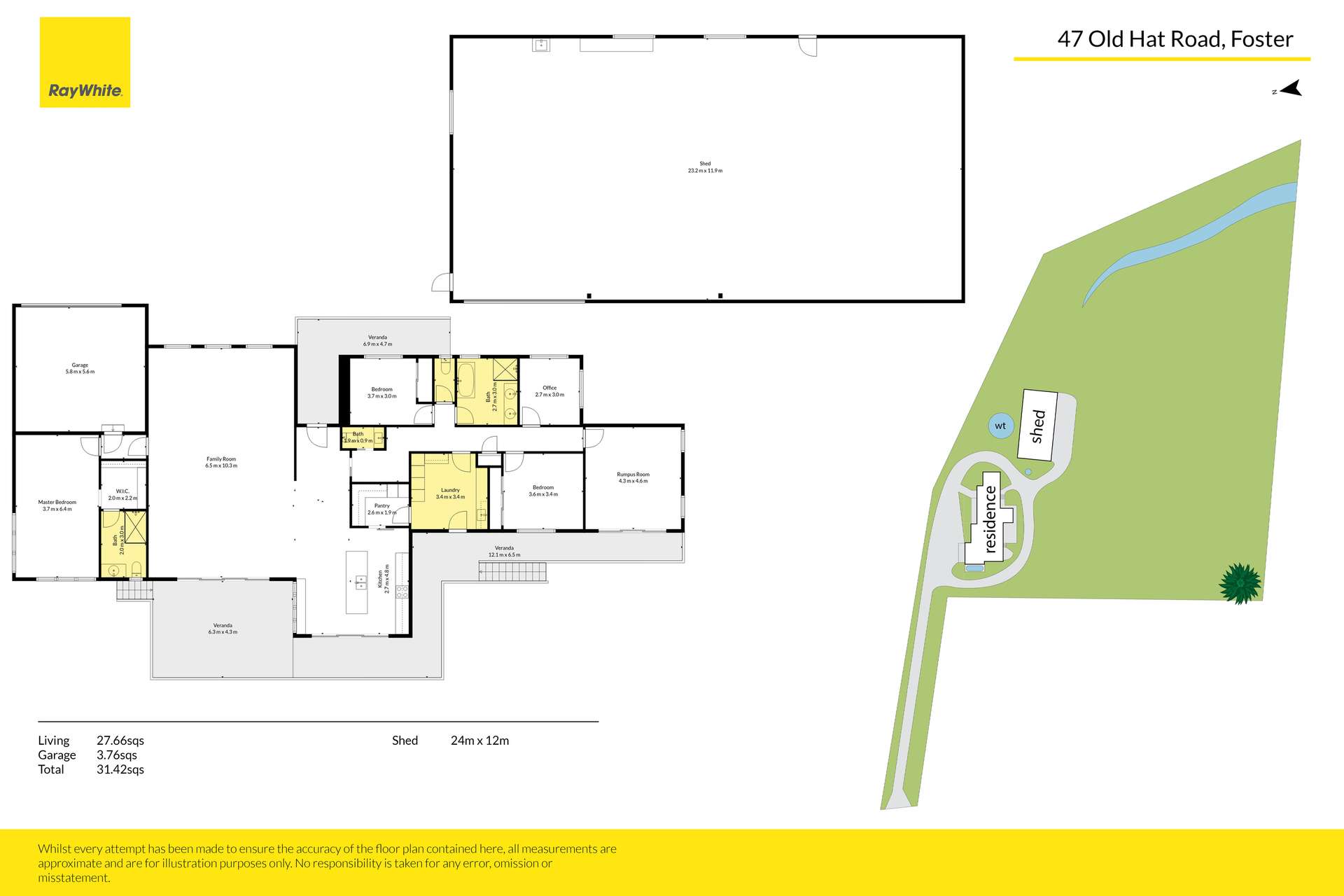 47 Old Hat Rd, Foster For Sale by Farmbuy.com - floorplan 1