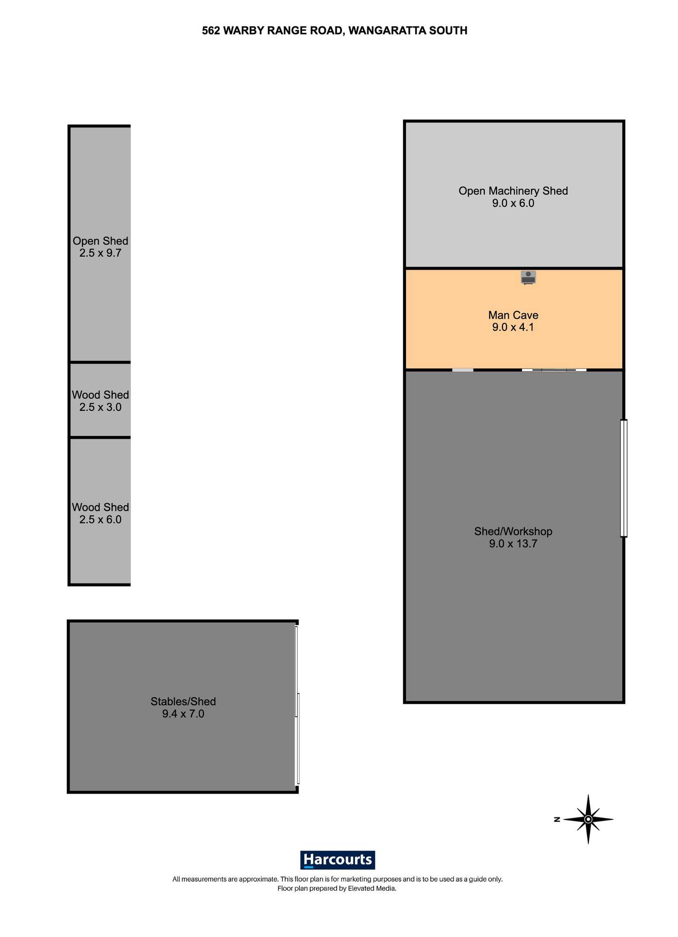 562 Warby Range Road, Wangaratta South For Sale by Farmbuy.com - floorplan 2