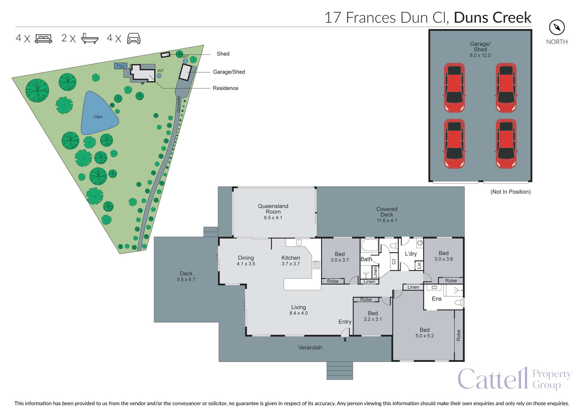 17 Frances Dun Close, Duns Creek For Sale by Farmbuy.com - floorplan 1