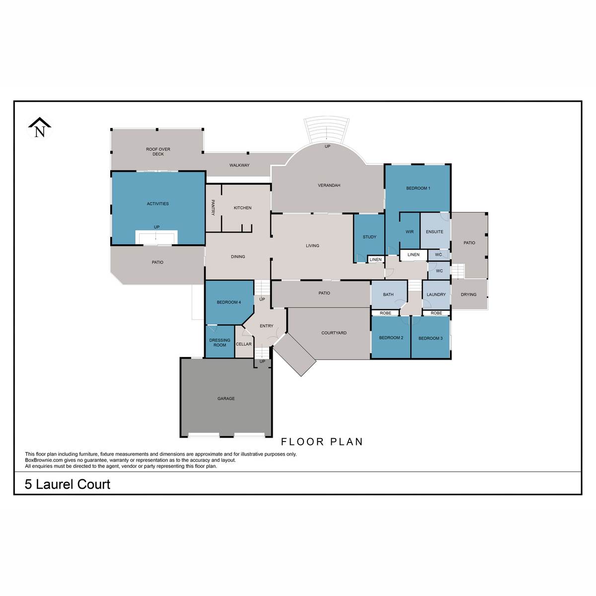 5 Laurel Court, Margaret River For Sale by Farmbuy.com - floorplan 1