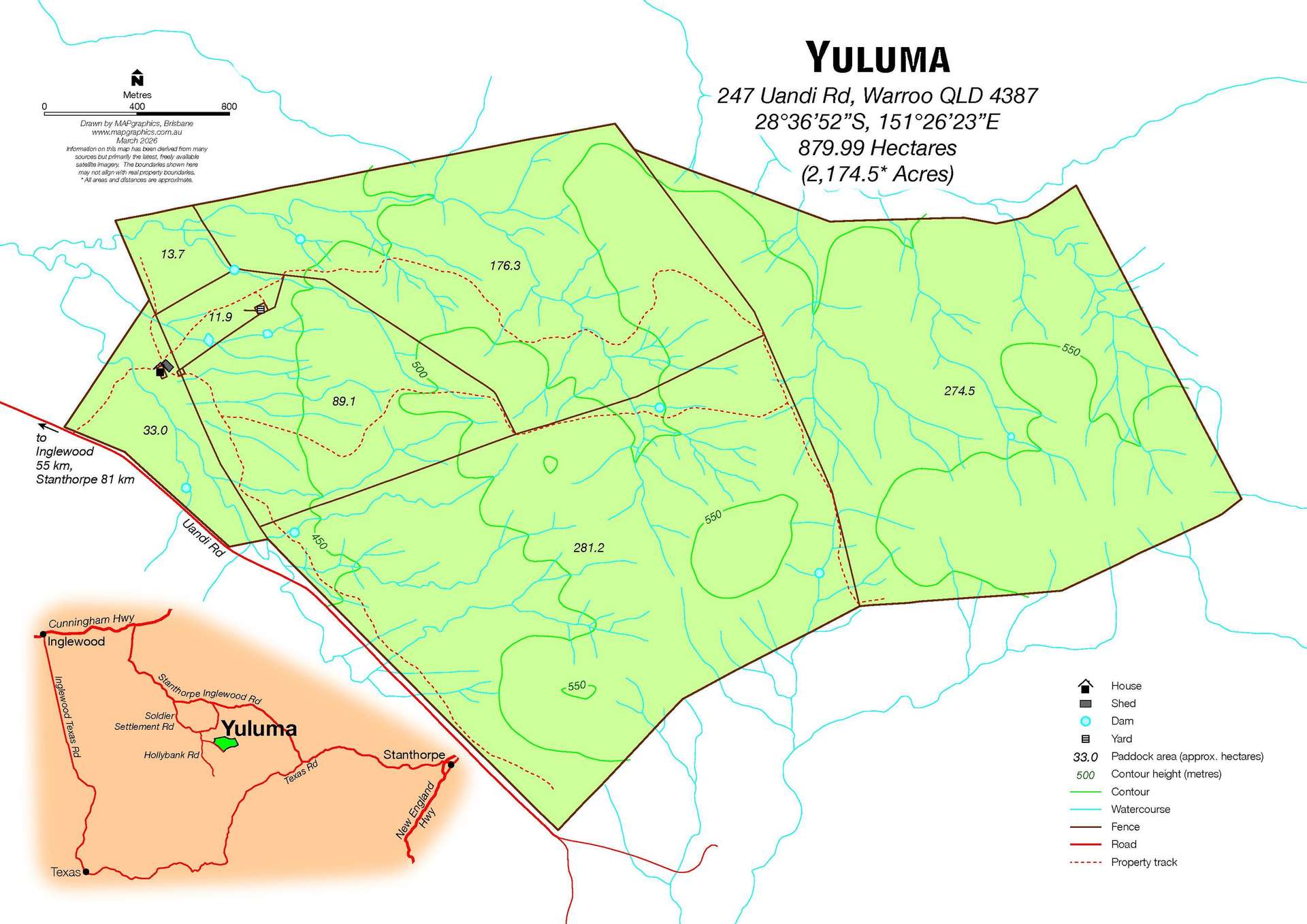 247 Uandi Road, Inglewood For Sale by Farmbuy.com - floorplan 1