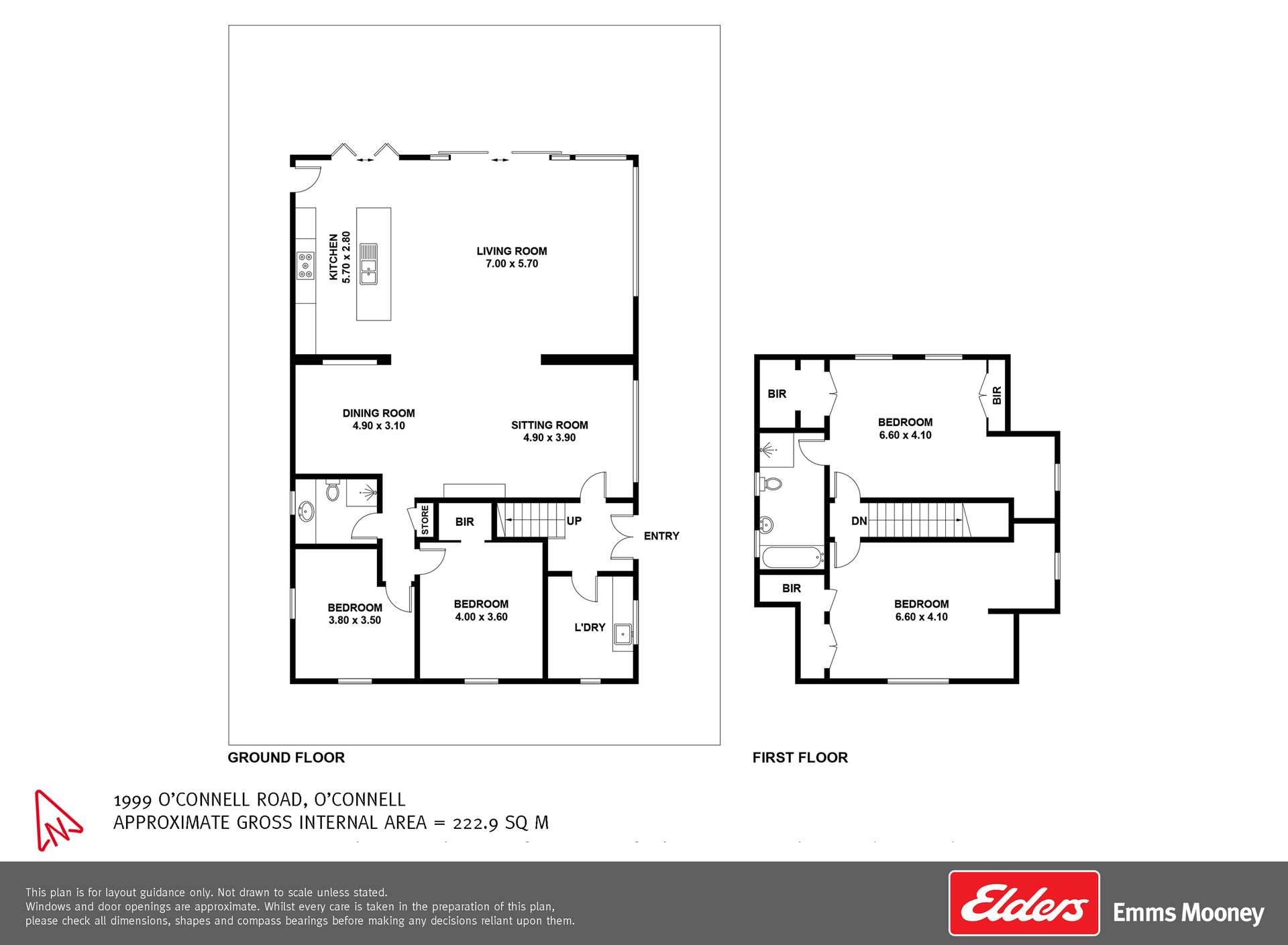 1999 O'Connell Road, O'Connell Auction by Farmbuy.com - floorplan 1