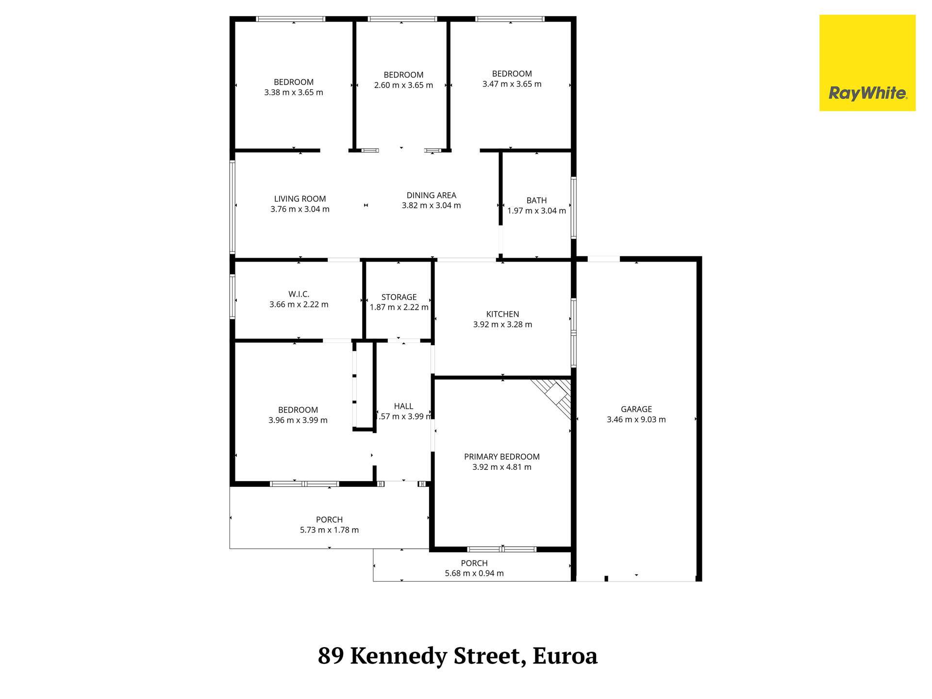 89 Kennedy Street, Euroa For Sale by Farmbuy.com - floorplan 2