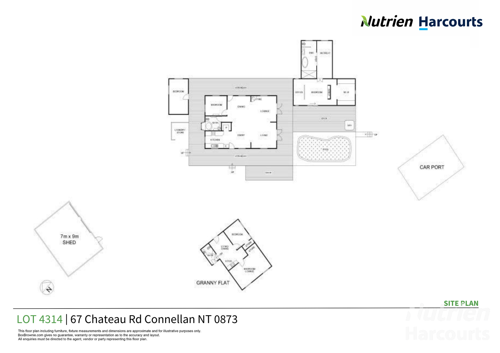 67 Chateau Road, Connellan For Sale by Farmbuy.com - floorplan 1