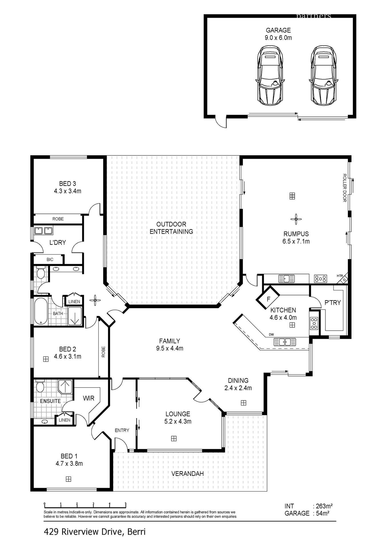 429 Riverview Drive, Berri For Sale by Farmbuy.com - floorplan 1