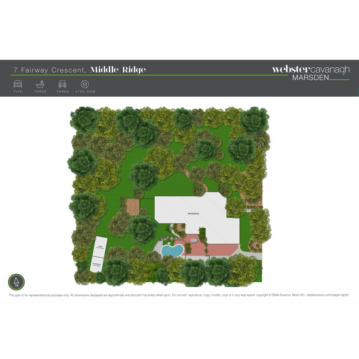 7 Fairway Crescent, Middle Ridge For Sale by Farmbuy.com - floorplan 2