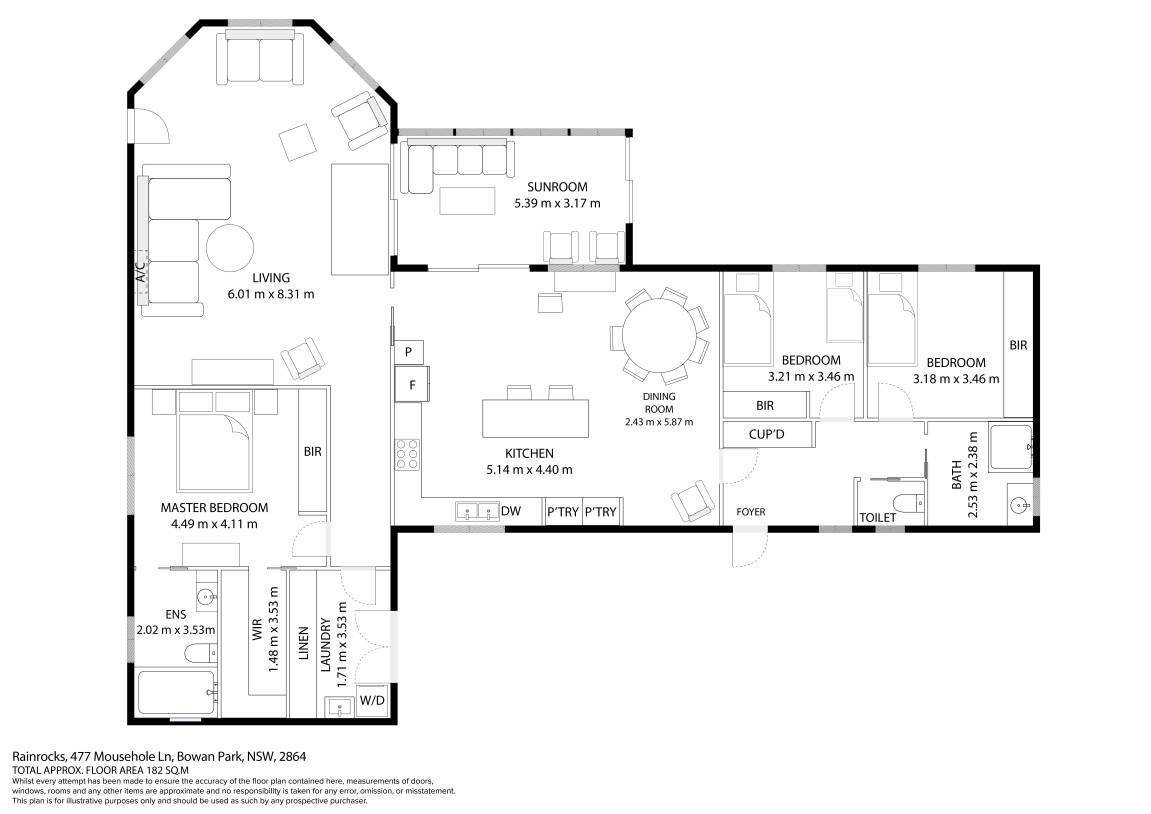 477 Mousehole Lane, Bowan Park For Sale by Farmbuy.com - floorplan 1