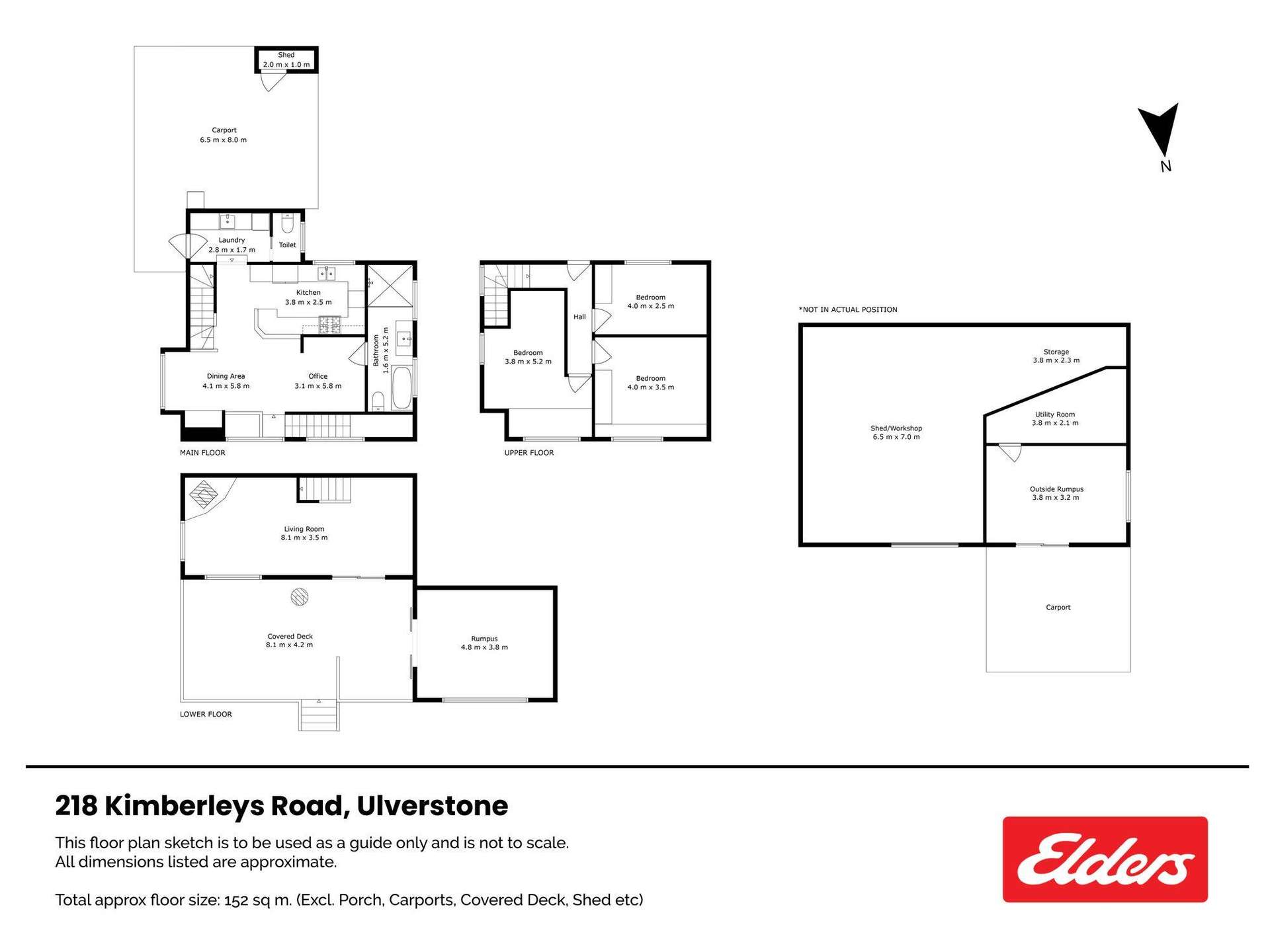 218 Kimberleys Road, Ulverstone For Sale by Farmbuy.com - floorplan 1