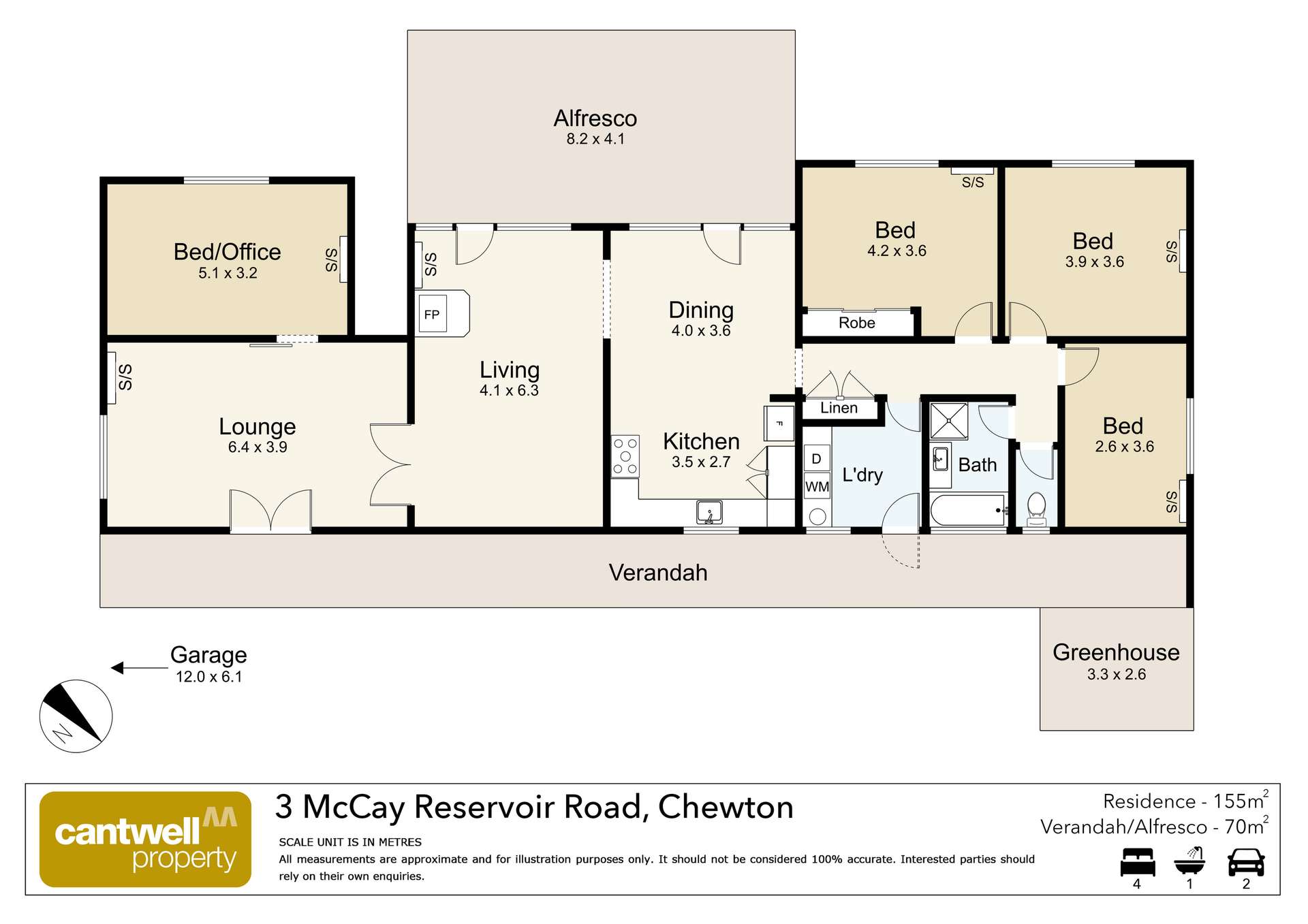 3 Mccay Reservoir Road, Chewton For Sale by Farmbuy.com - floorplan 1