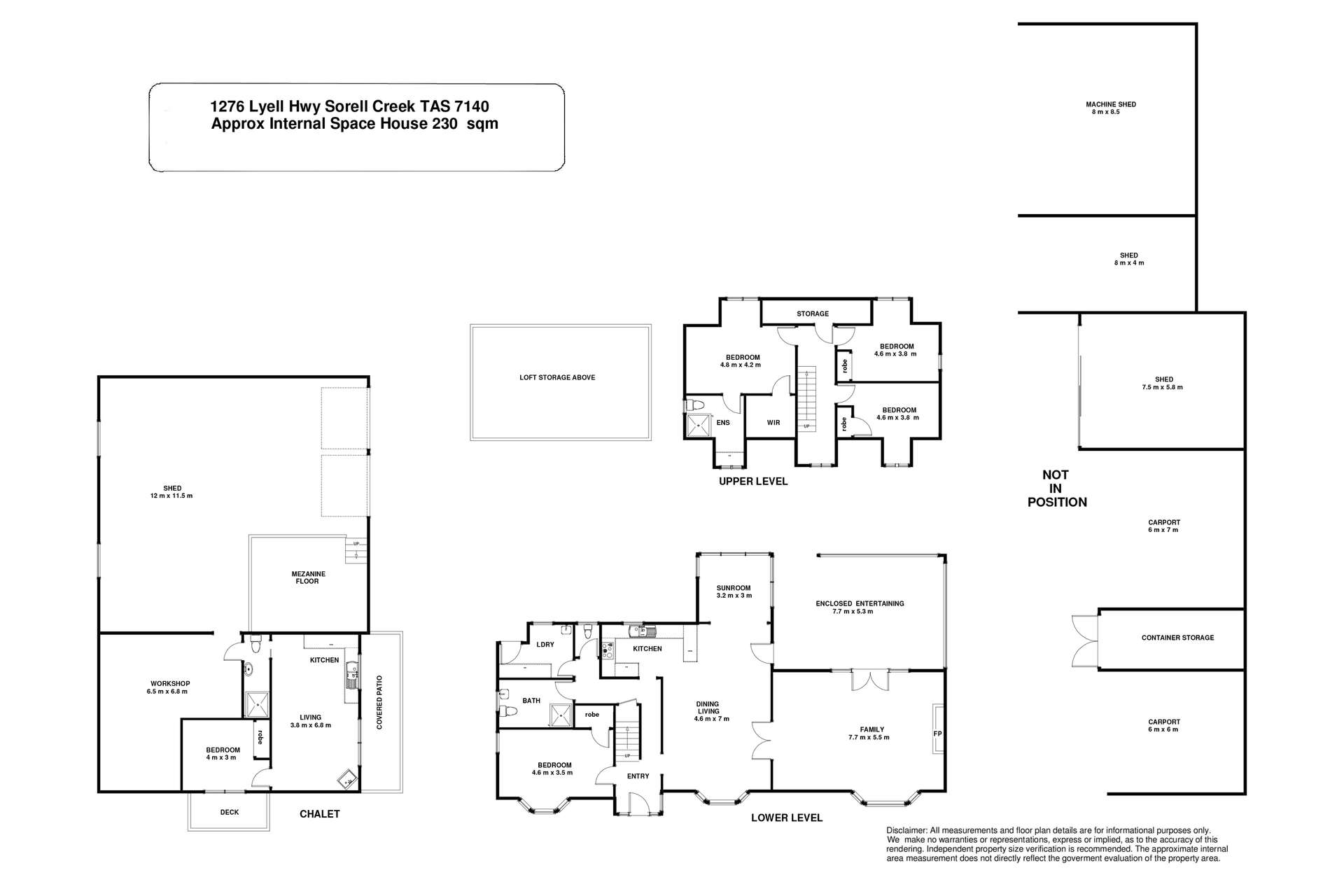 1276 Lyell Highway, Sorell Creek For Sale by Farmbuy.com - floorplan 1