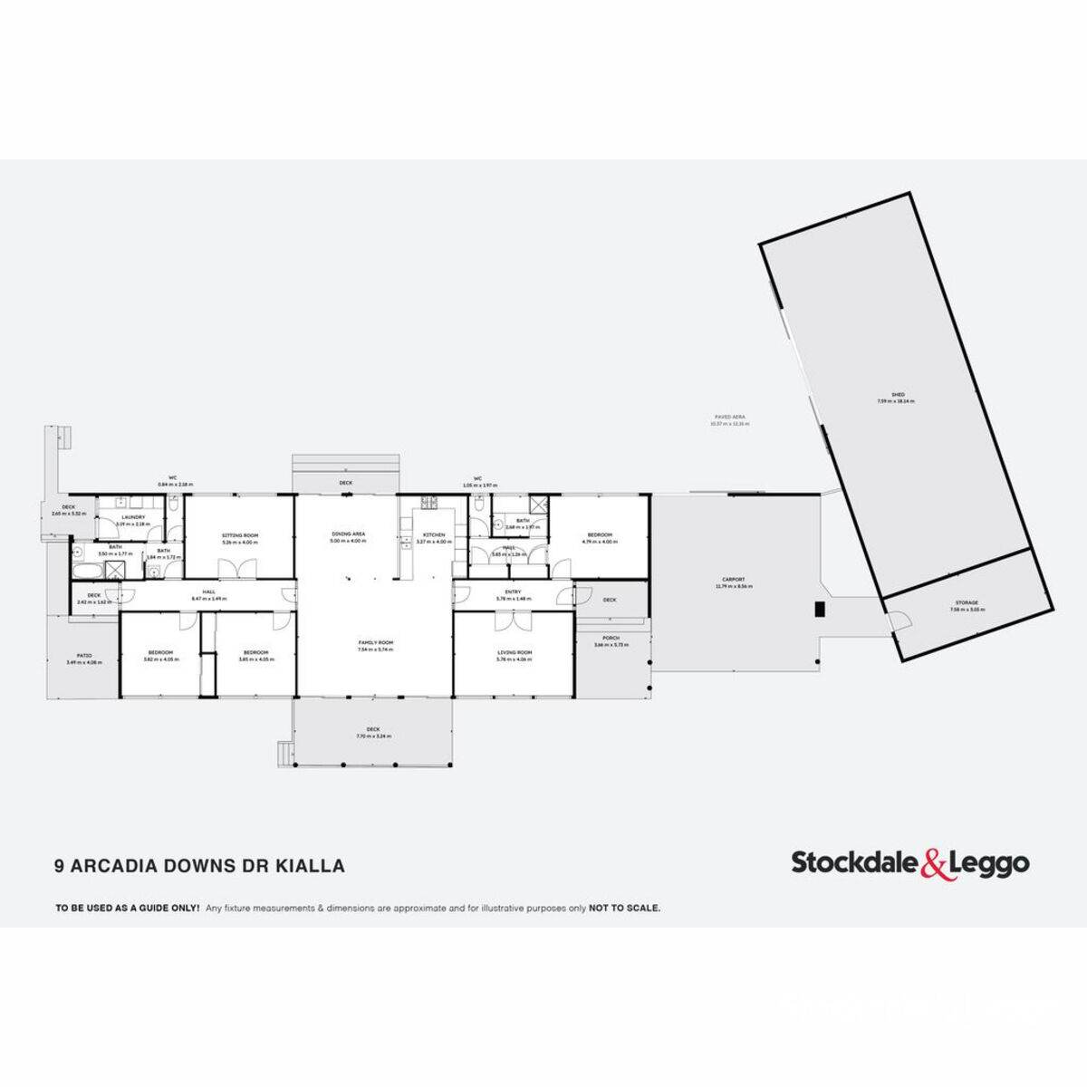 9 Arcadia Downs Drive, Kialla For Sale by Farmbuy.com - floorplan 1