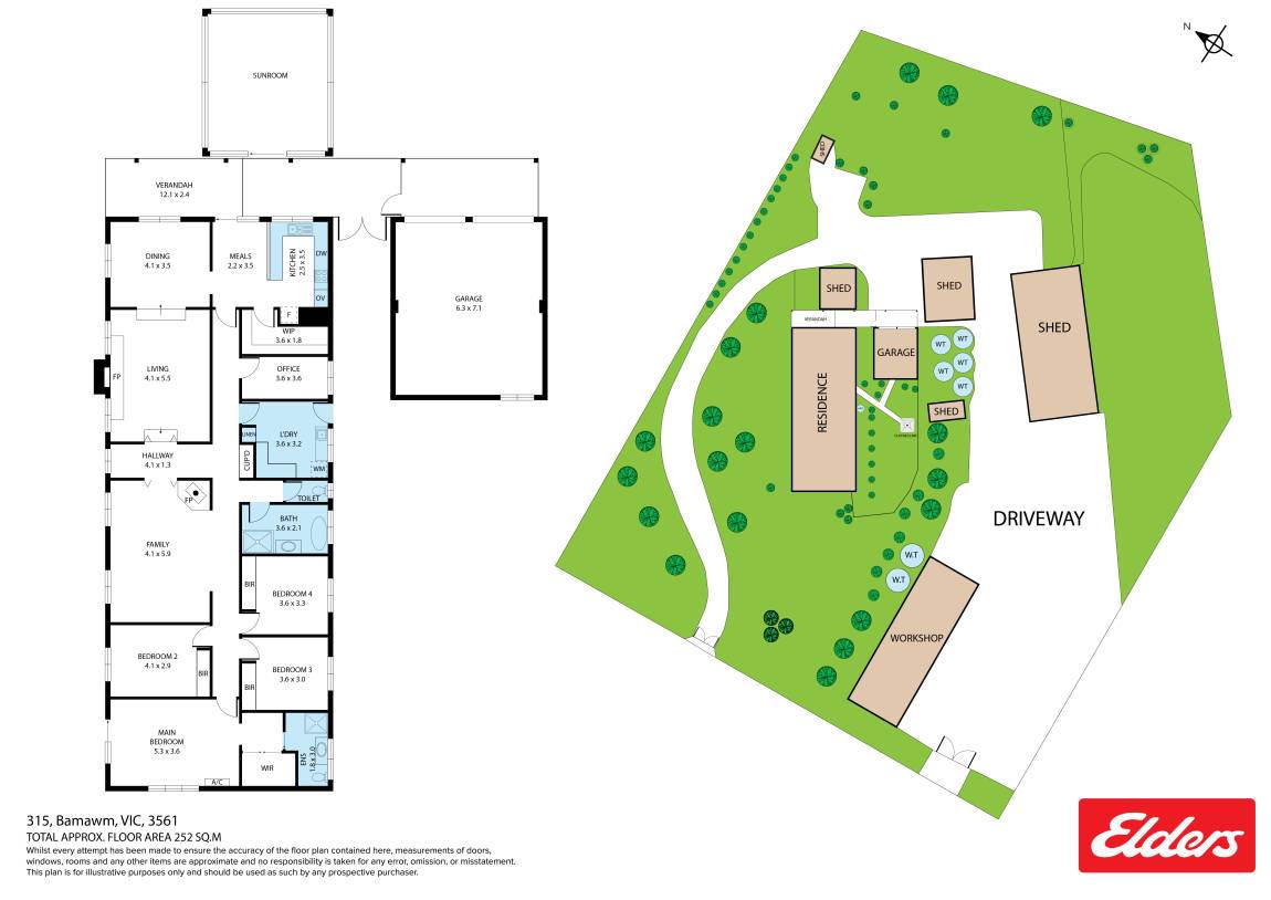 315 Bamawm Road, Echuca For Sale by Farmbuy.com - floorplan 2
