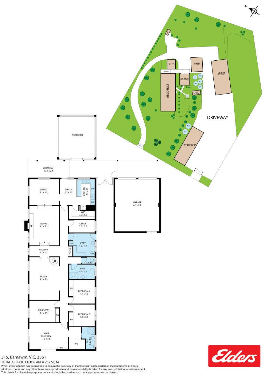 315 Bamawm Road, Echuca For Sale by Farmbuy.com - floorplan 1