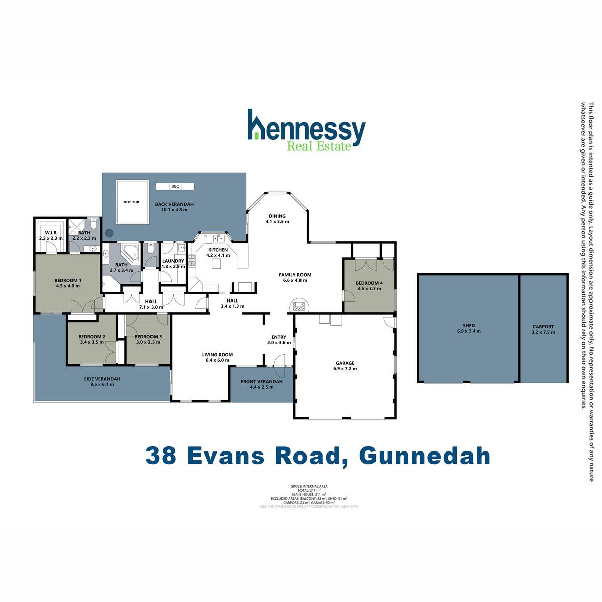 38-40 Evans Road, Gunnedah For Sale by Farmbuy.com - floorplan 1