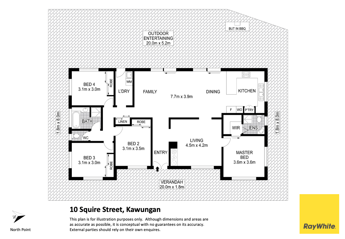 10 Squire Street, Kawungan For Sale by Farmbuy.com - floorplan 1