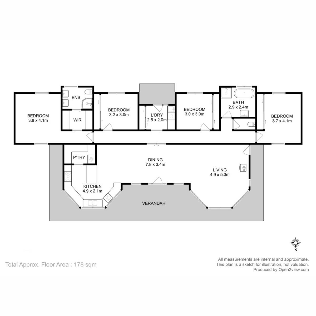44 Huntingdon Tier Road, Dysart For Sale by Farmbuy.com - floorplan 2