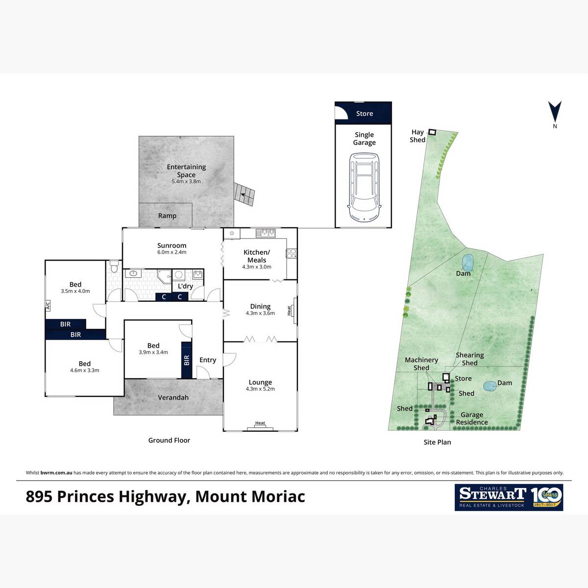 895 Princes Highway, Mount Moriac For Sale by Farmbuy.com - floorplan 1