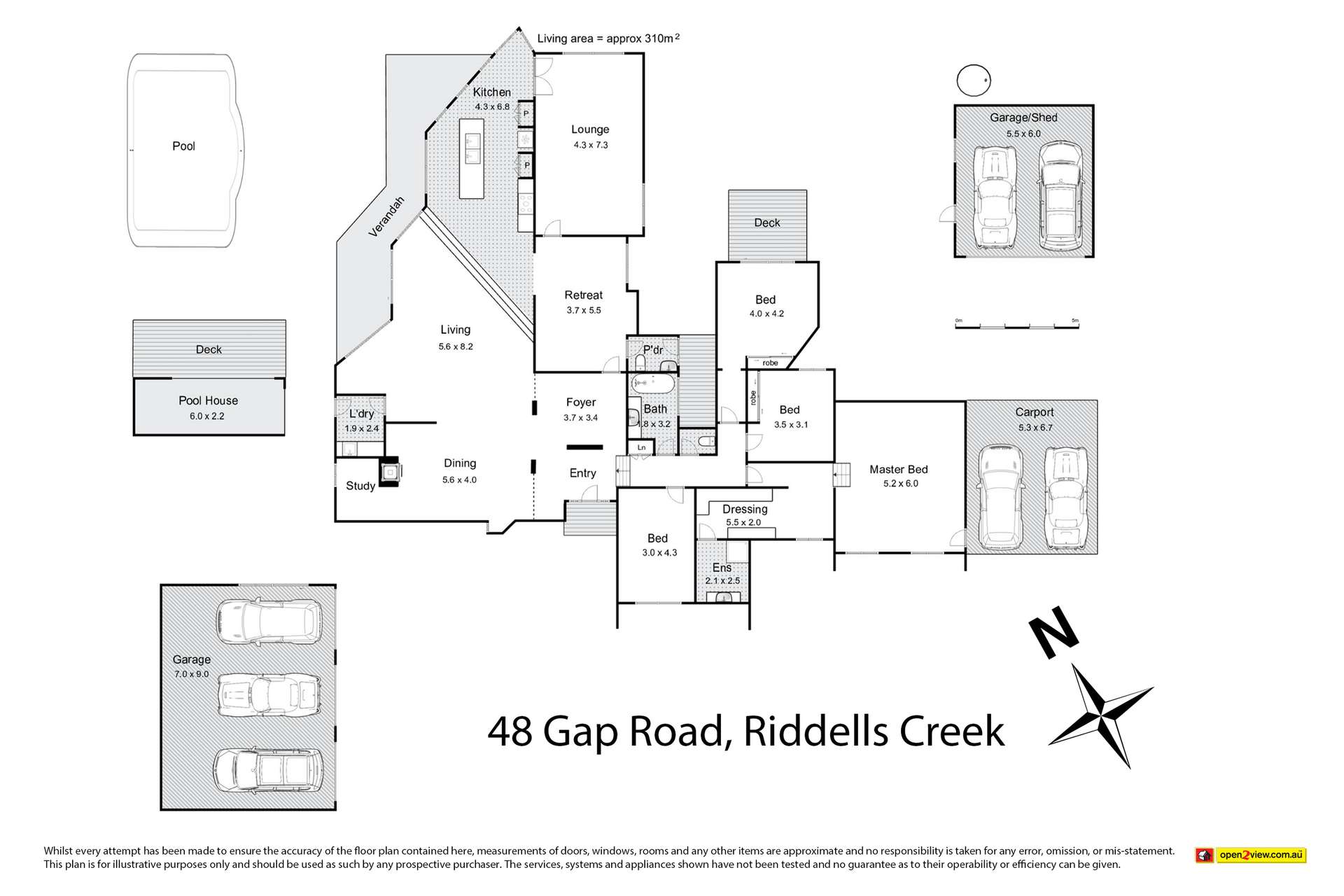 48 Gap Road, Riddells Creek For Sale by Farmbuy.com - floorplan 1
