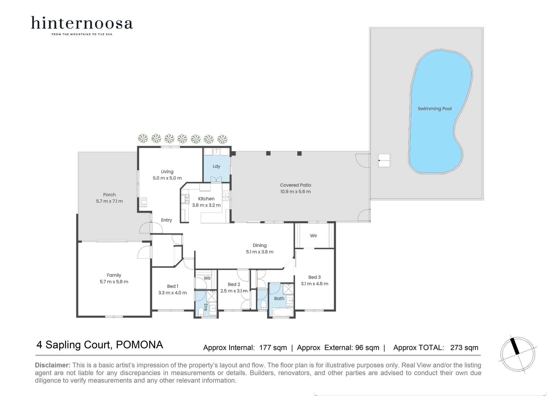 4 Sapling Court, Pomona For Sale by Farmbuy.com - floorplan 1