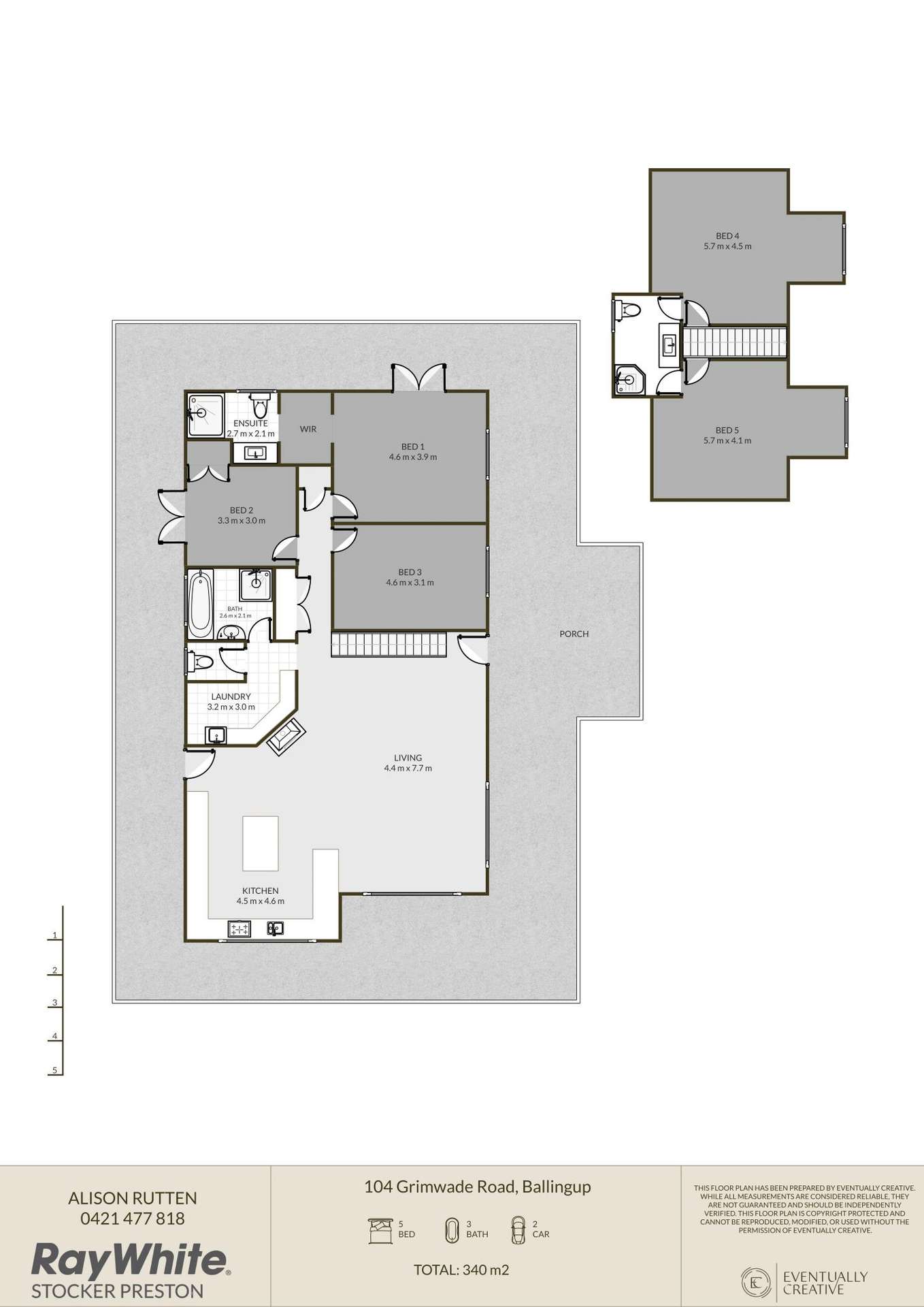 104 Grimwade Road, Balingup For Sale by Farmbuy.com - floorplan 1