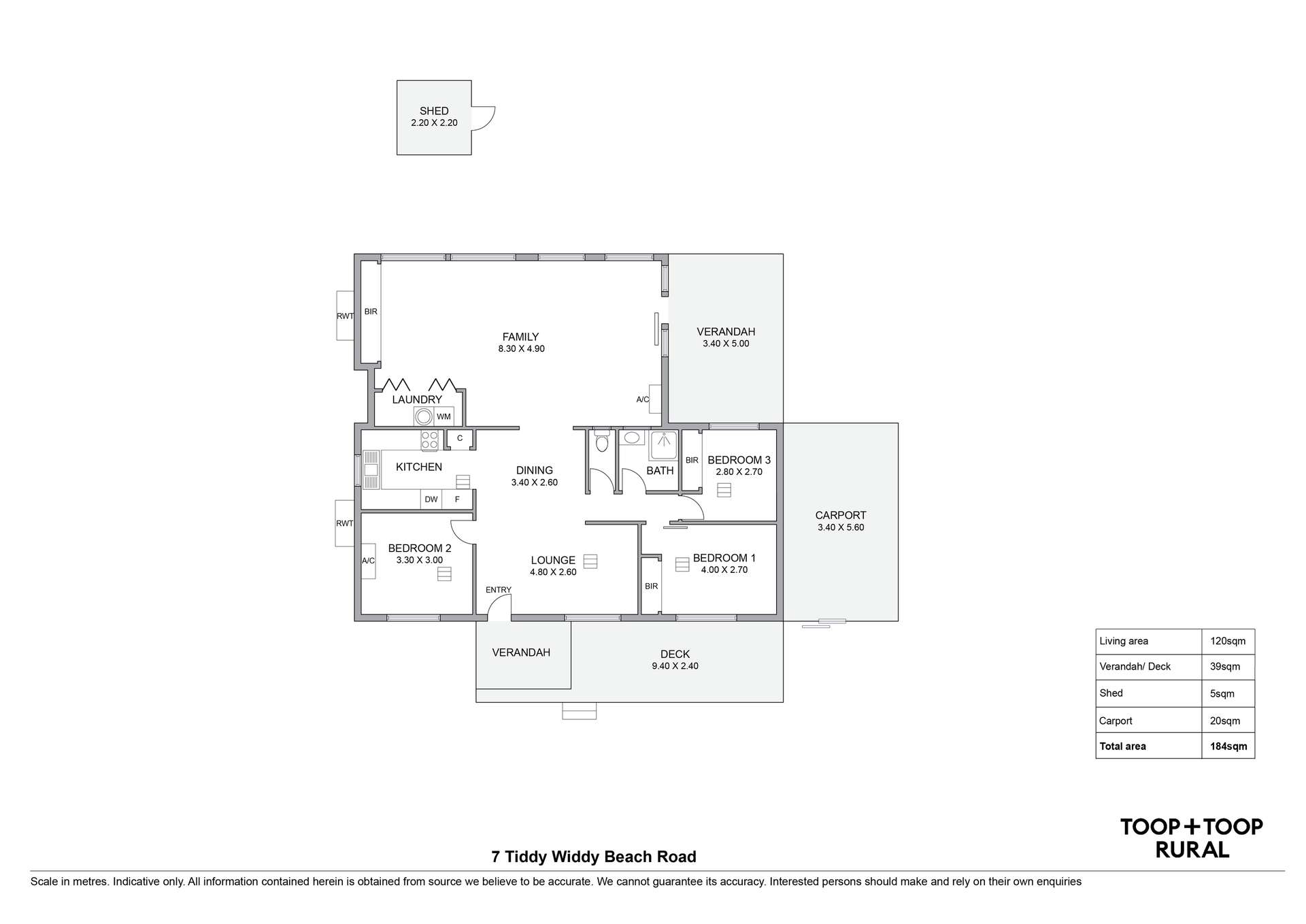 7 Tiddy Widdy Beach Road, Tiddy Widdy Beach For Sale by Farmbuy.com - floorplan 1