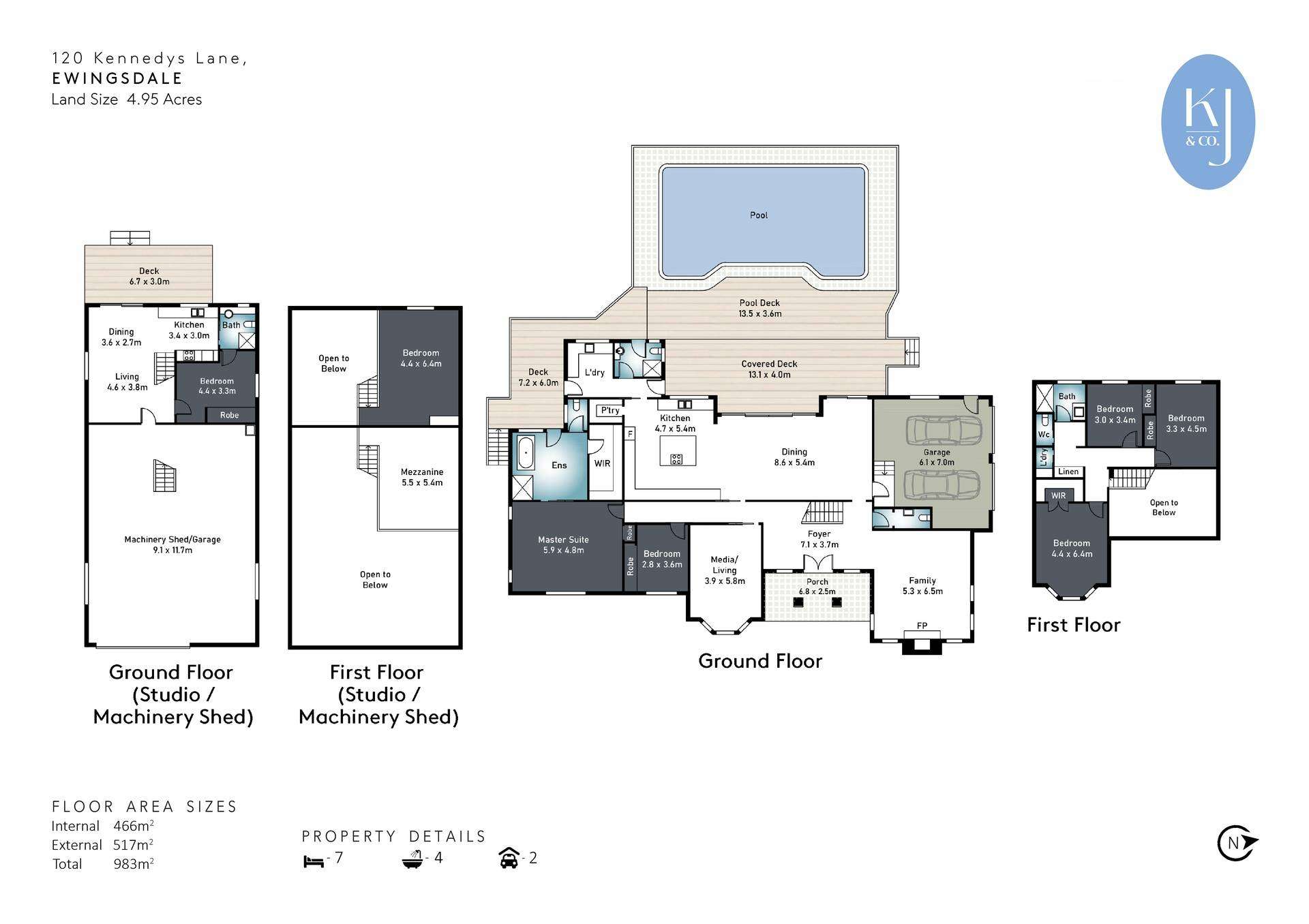 120 Kennedys Lane, Ewingsdale For Sale by Farmbuy.com - floorplan 1