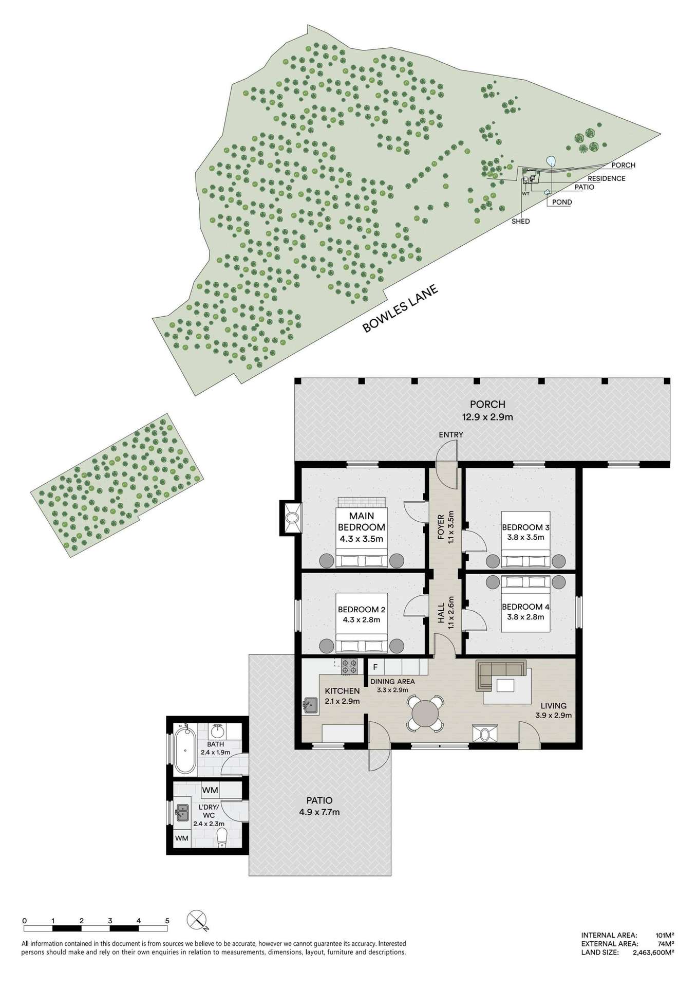 214 Bowles Lane, Rylstone Auction by Farmbuy.com - floorplan 1