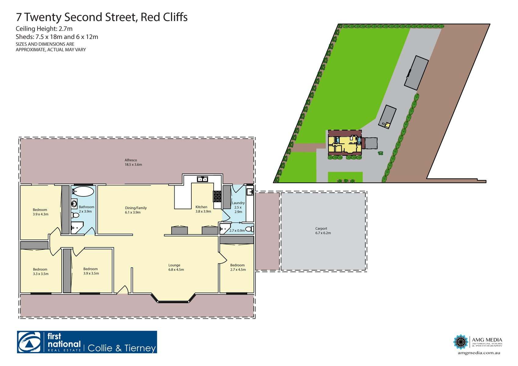 7 Twenty Second Street, Red Cliffs For Sale by Farmbuy.com - floorplan 1