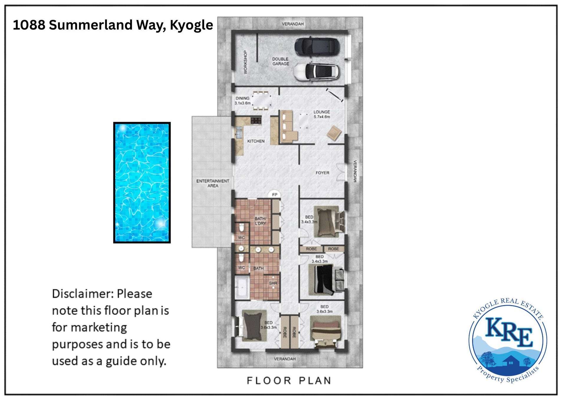 1088 Summerland Way, Kyogle For Sale by Farmbuy.com - floorplan 1