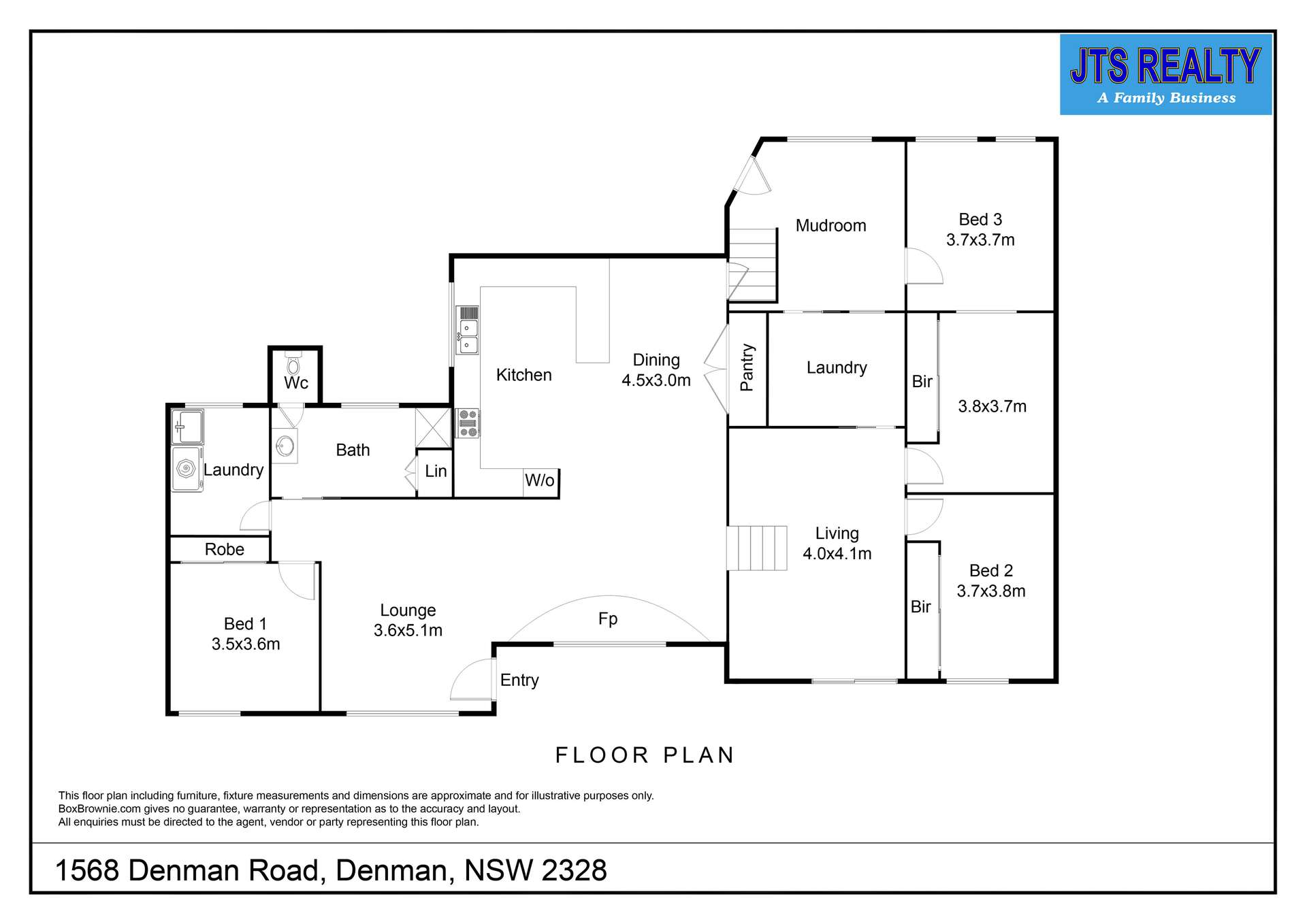 1568 Denman Road, Denman Auction by Farmbuy.com - floorplan 1