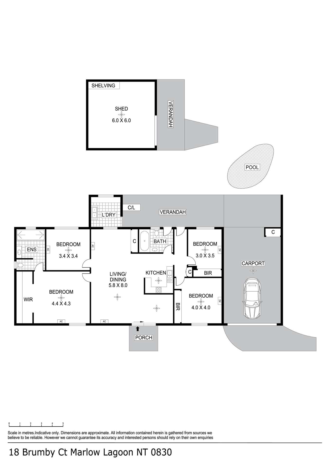 18 Brumby Court, Marlow Lagoon For Sale by Farmbuy.com - floorplan 1