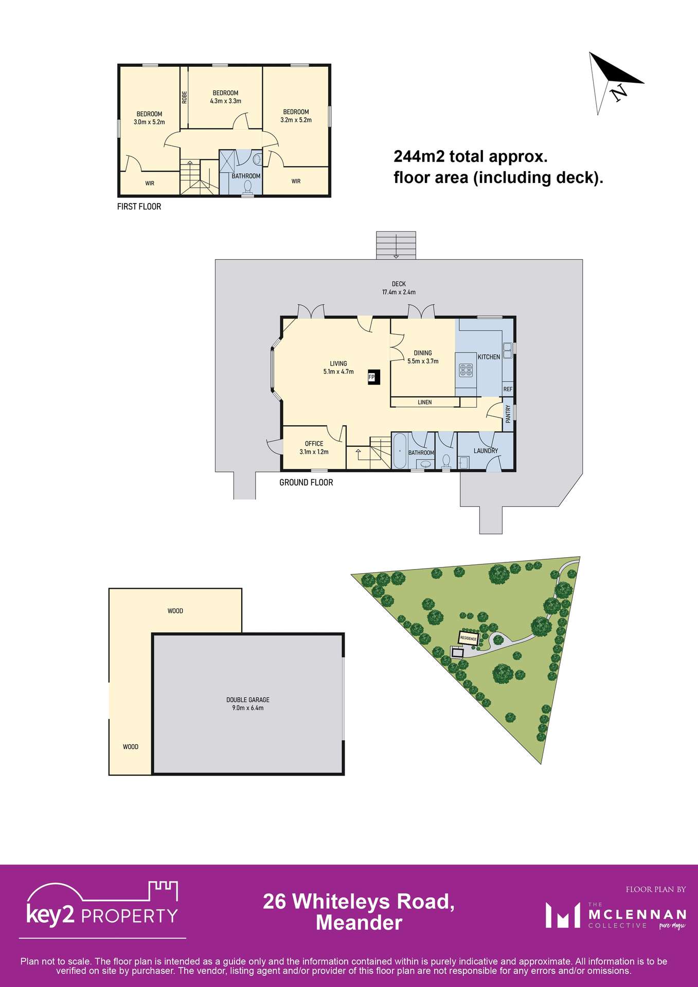 26 Whiteleys Road, Meander For Sale by Farmbuy.com - floorplan 1