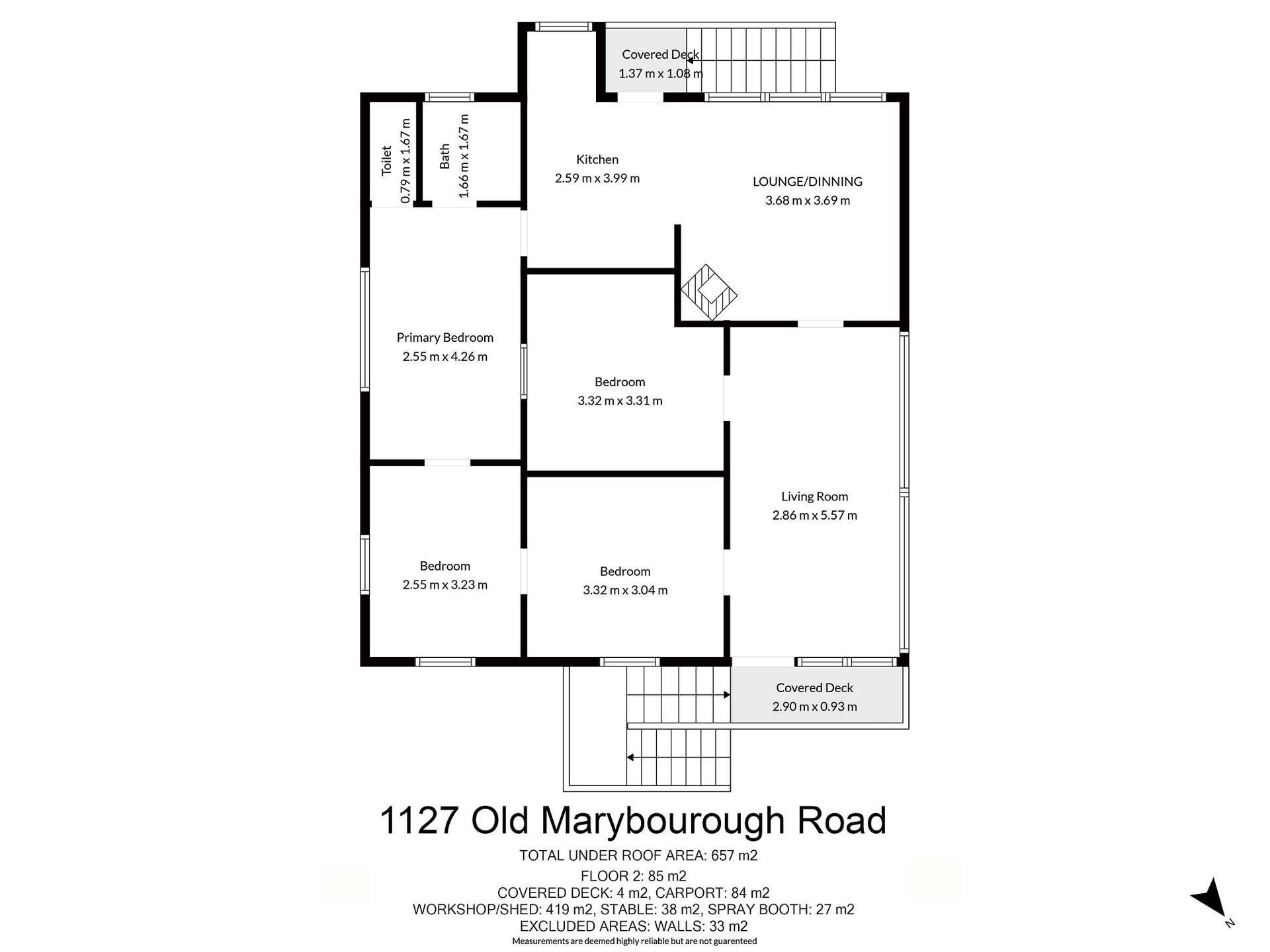 1127 Old Maryborough Road, Corella For Sale by Farmbuy.com - floorplan 2