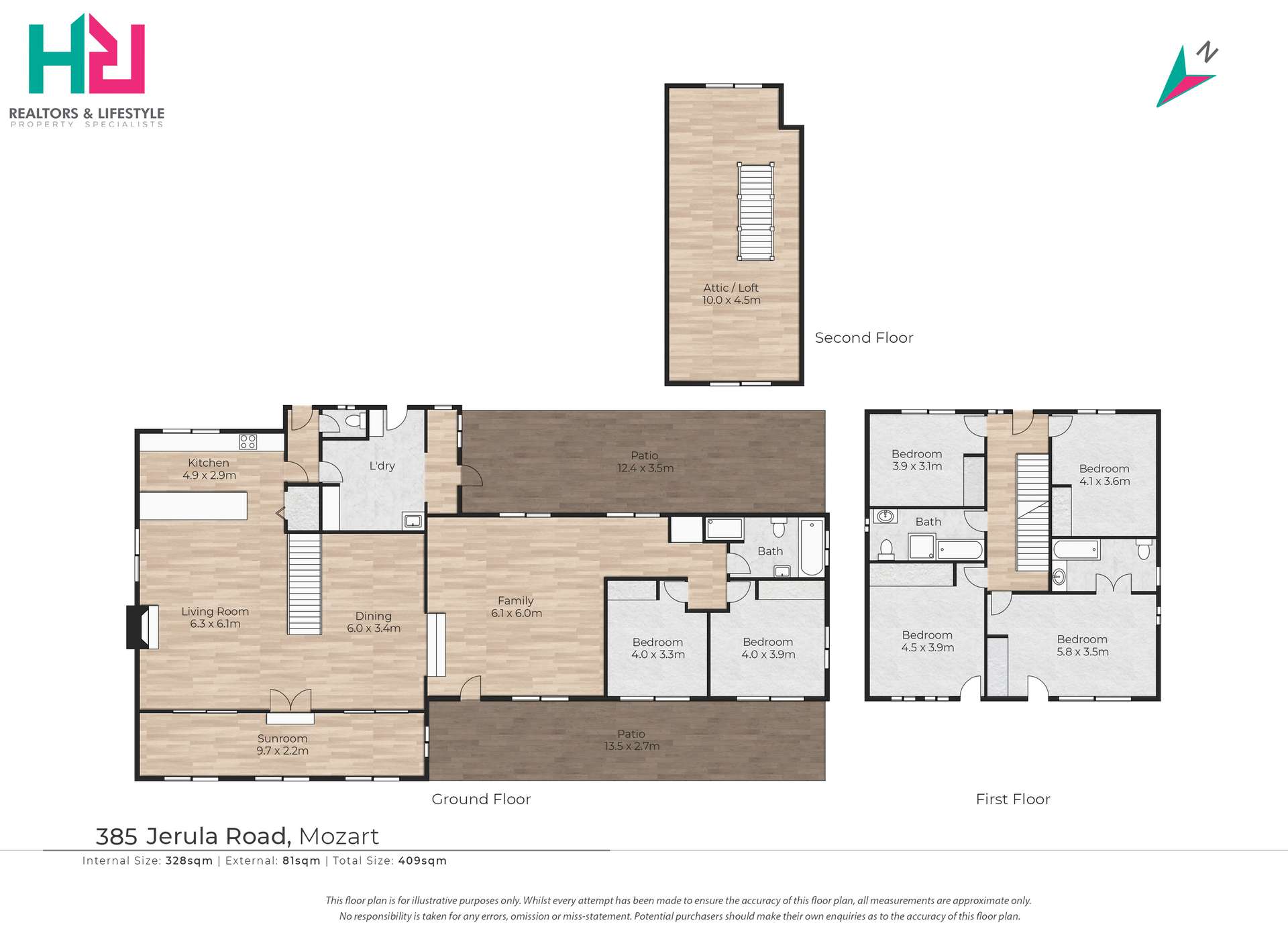 385 Jerula Road, Mozart For Sale by Farmbuy.com - floorplan 1