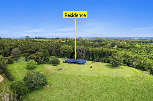 Farm For Sale - NSW - Federal - 2480 - 130 Acres in the Byron Hinterland with Approved 15 Lot Farmlet Sub-Division 