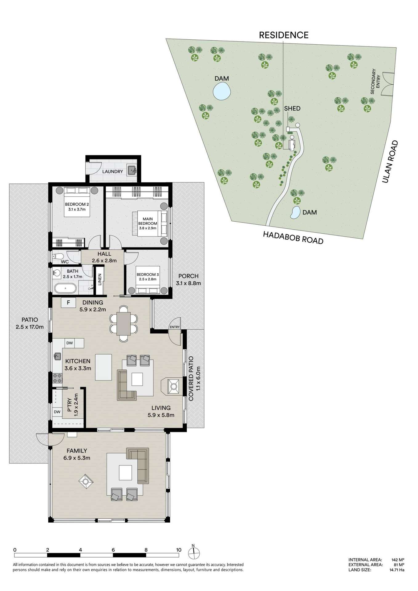 24 Hadabob Road, Mudgee For Sale by Farmbuy.com - floorplan 1