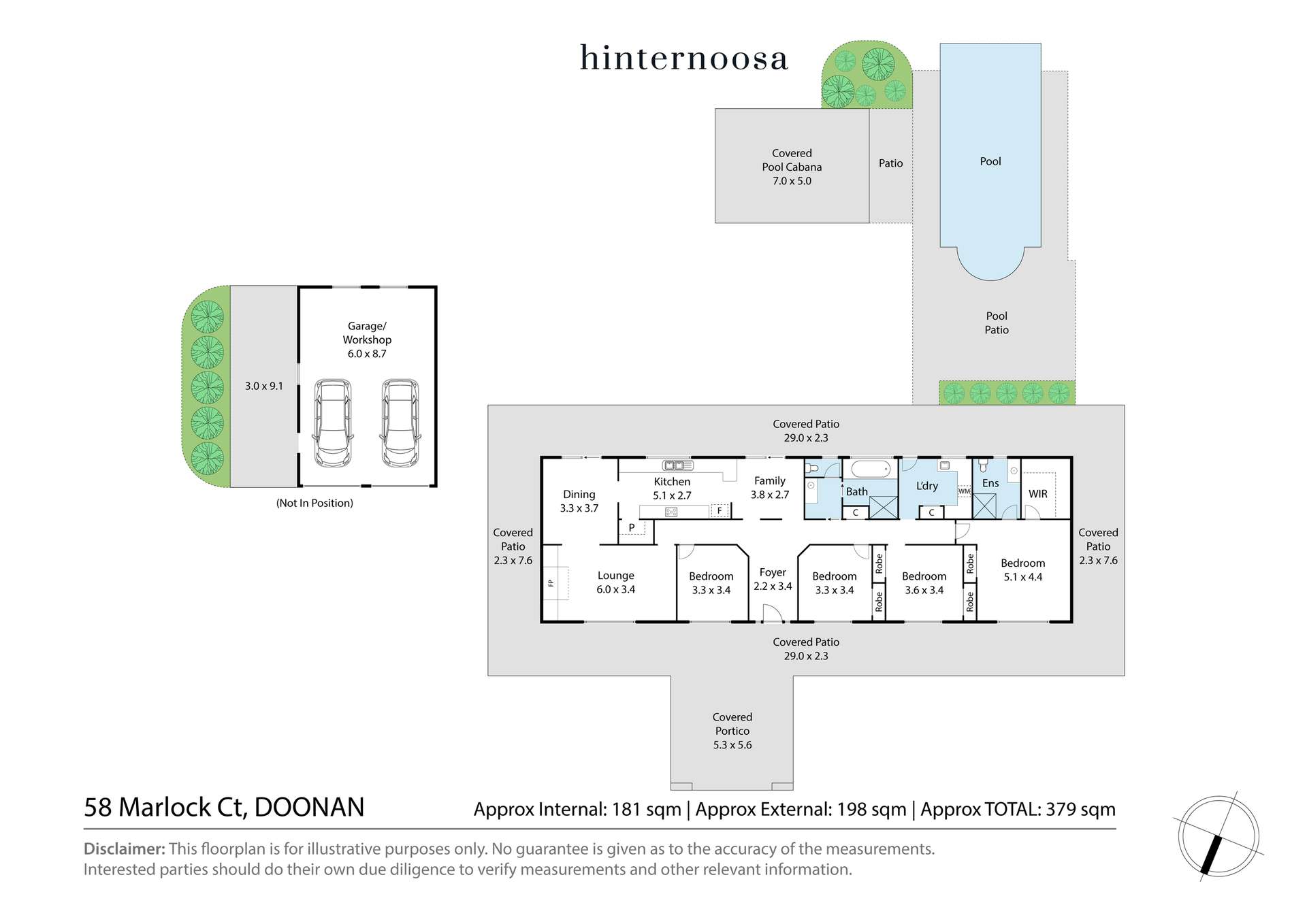 58 To 62 Marlock Court, Doonan Auction by Farmbuy.com - floorplan 1