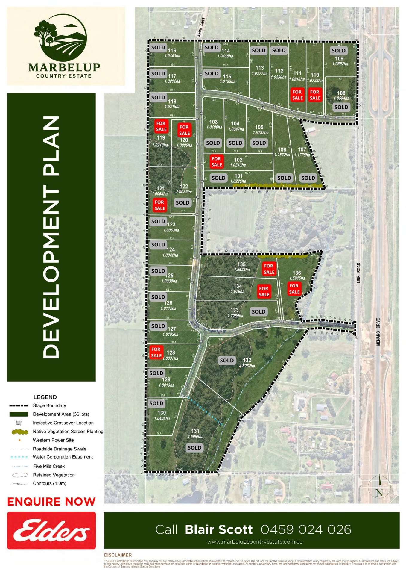 Lot 110, 238 Link Road, Marbelup For Sale by Farmbuy.com - floorplan 1