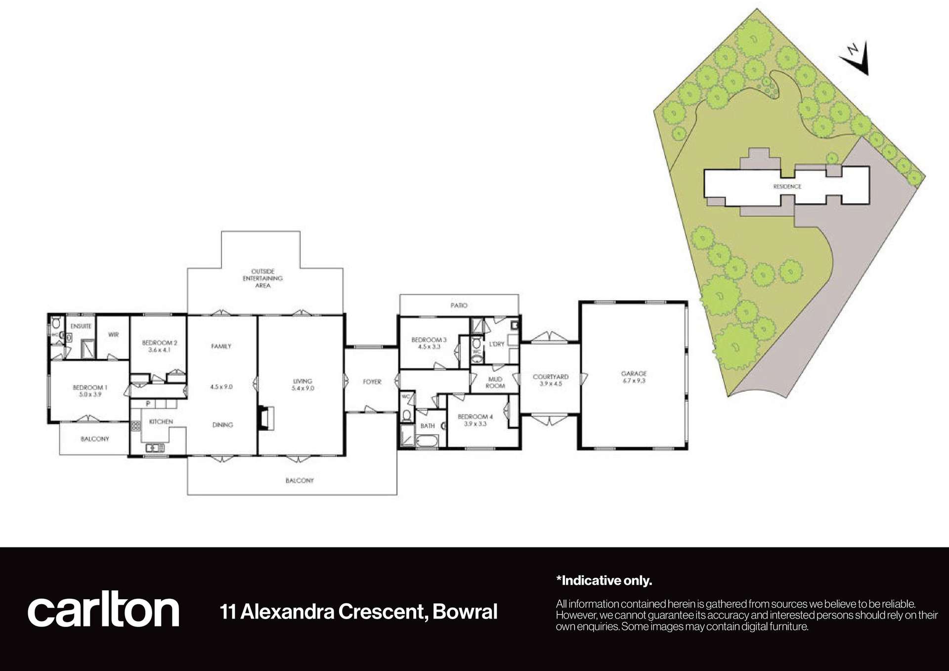 11 Alexandra Crescent, Bowral For Sale by Farmbuy.com - floorplan 1