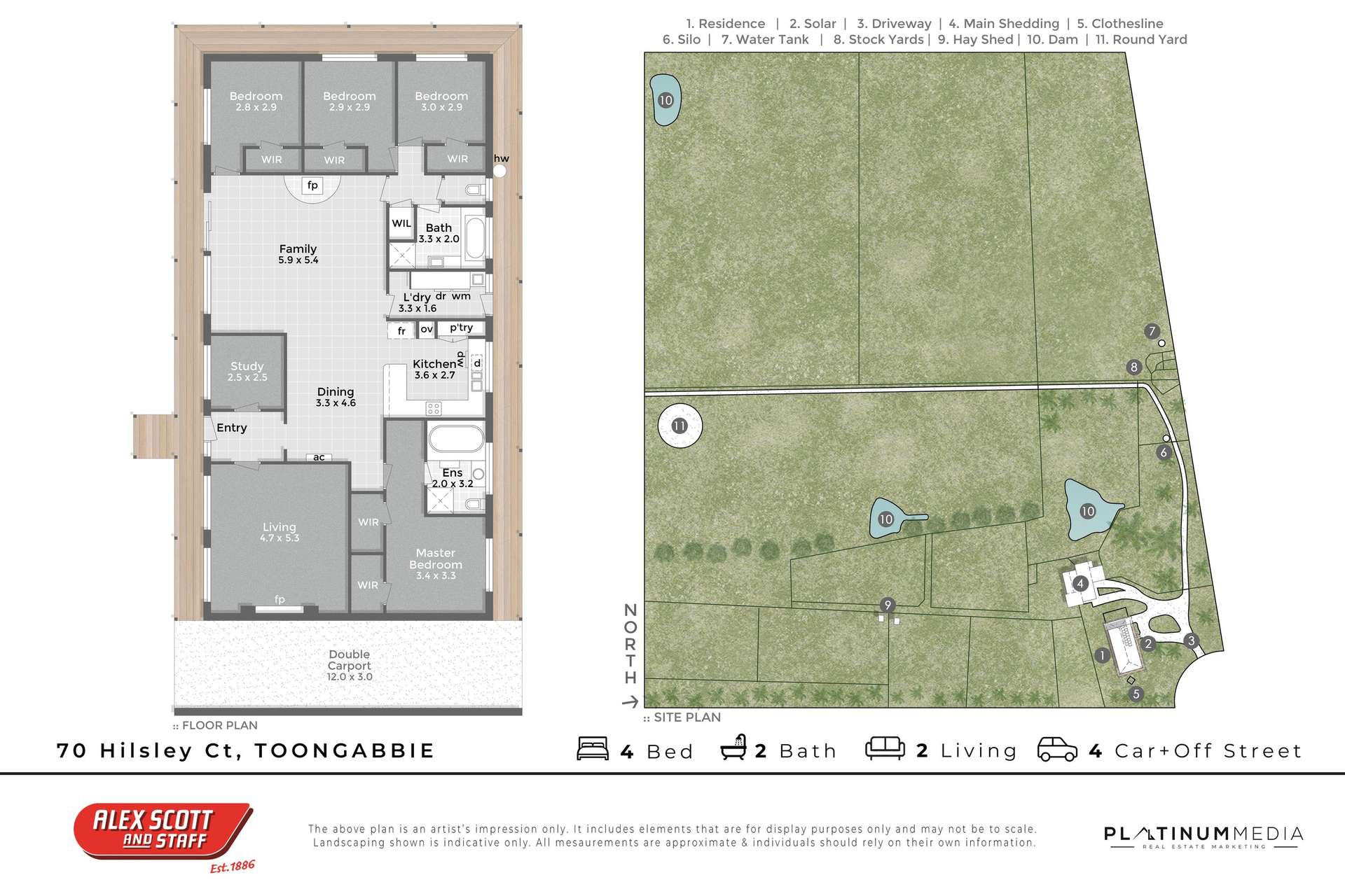 70 Hilsley Court, Toongabbie For Sale by Farmbuy.com - floorplan 1