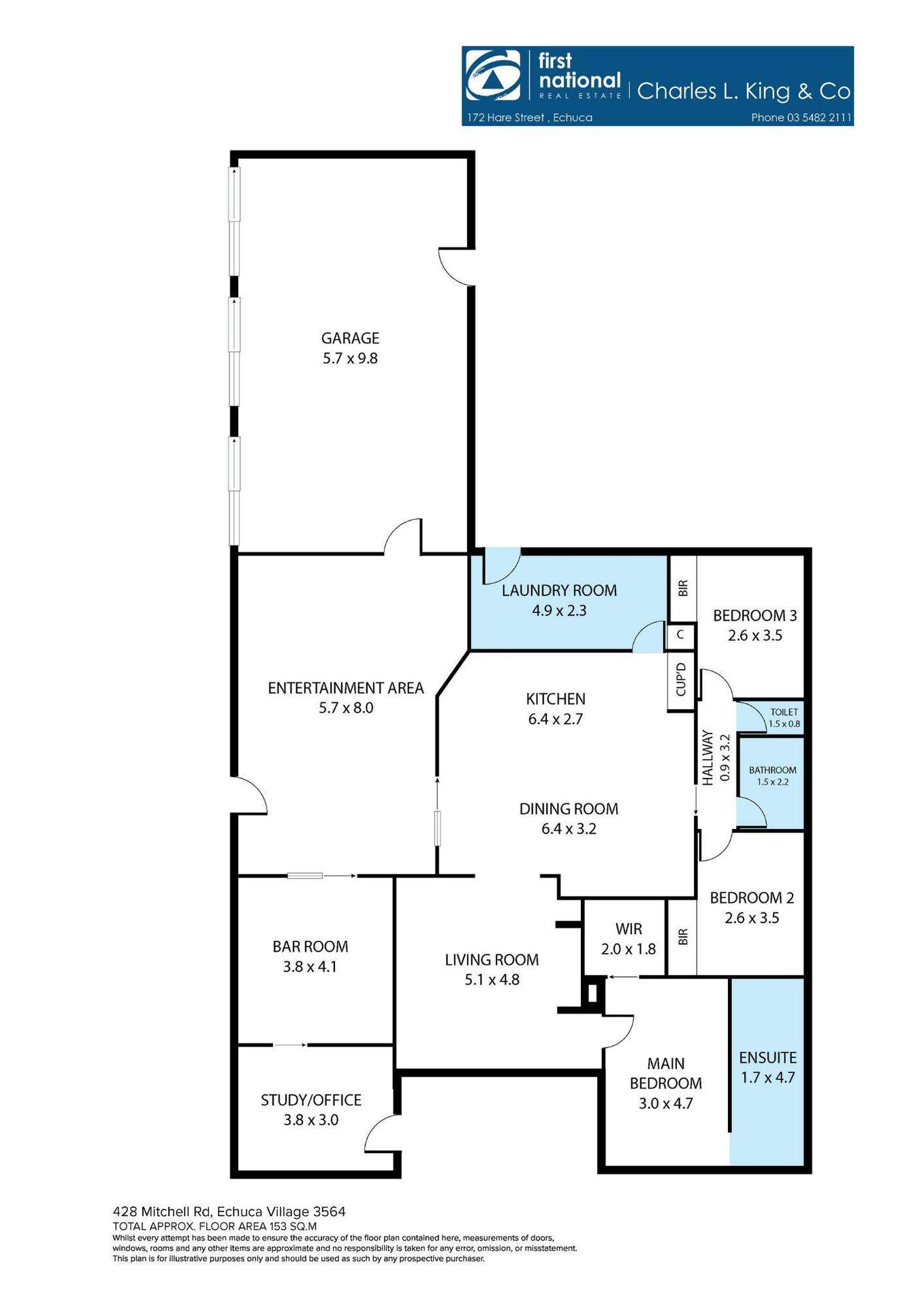 428 Mitchell Road, Echuca Auction by Farmbuy.com - floorplan 2