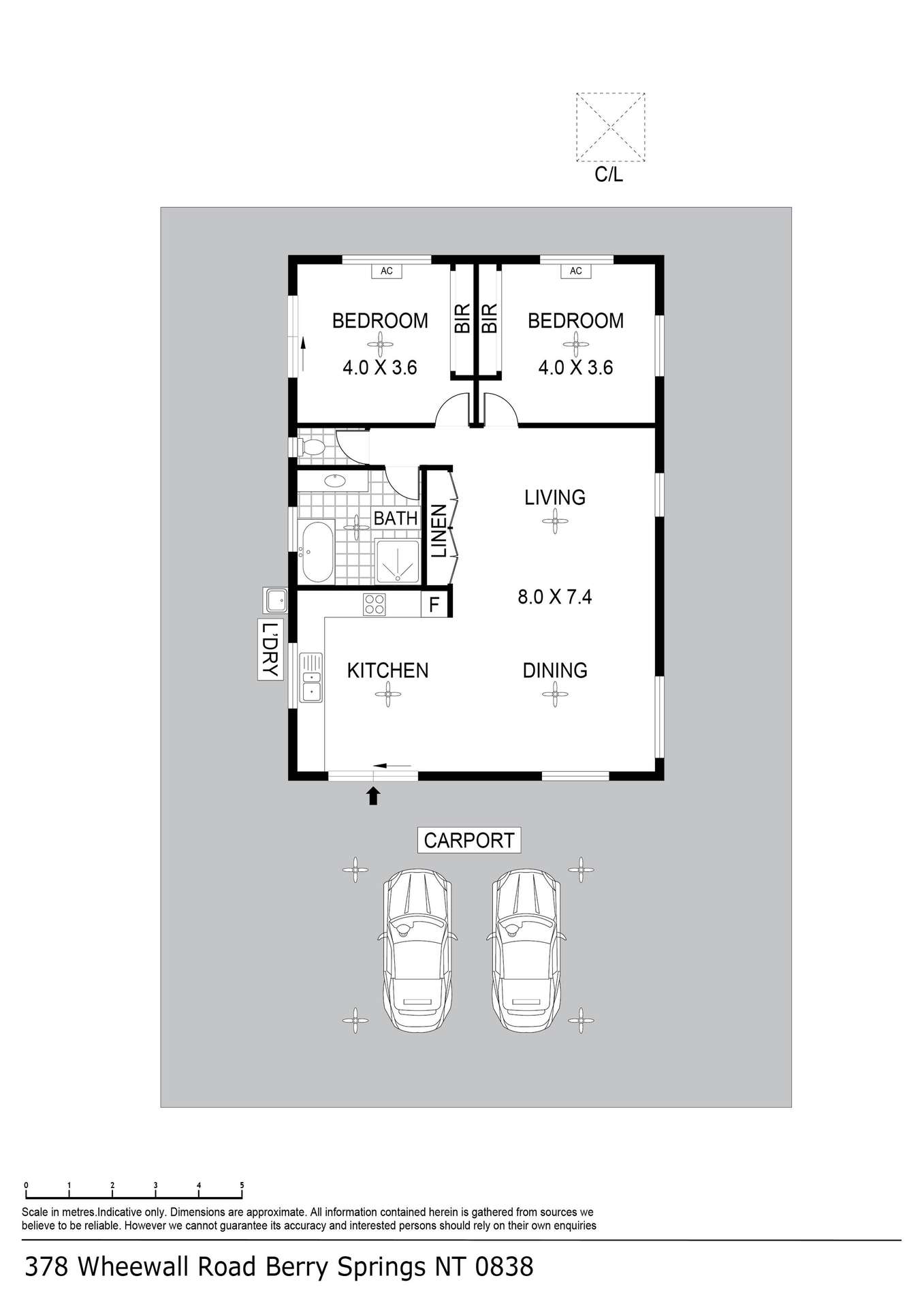 378 Wheewall Road, Berry Springs For Sale by Farmbuy.com - floorplan 1