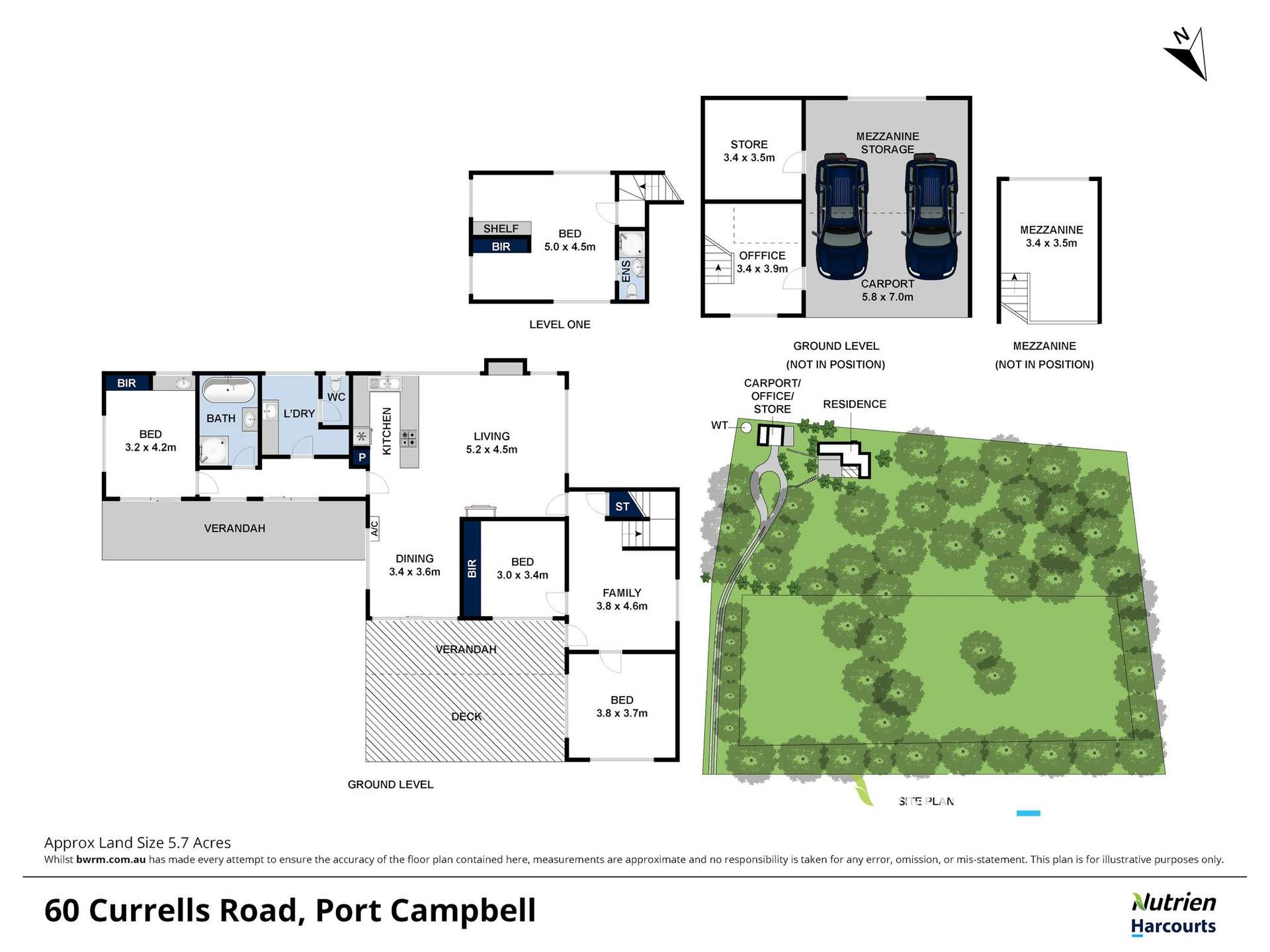 60 Currells Road, Port Campbell For Sale by Farmbuy.com - floorplan 1